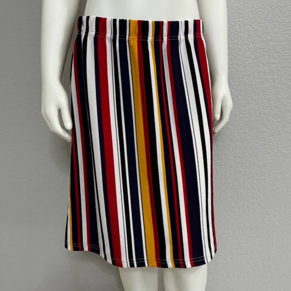 Shein Plus Striped Skirt